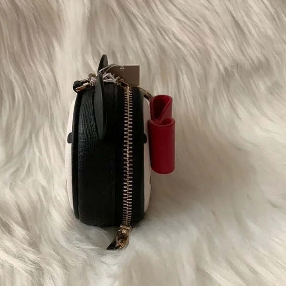 KATE SPADE x DISNEY Minnie Mouse Coin Purse Key Ring - Picture 4 of 4